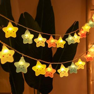 Strings Warm e Wild Stars Light String de luz Cute Filhos de Decoração de Decoração de Férias Dressarten Dress Up Lightled LED