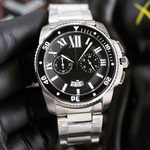 Uhr Automatisches mechanisches Uhrwerk Herrenuhren Armband Business-Armbanduhren Edelstahlarmband 43x14mm Montre de Luxe