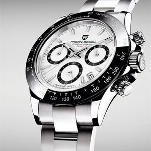 Pagani Tasarım erkek Saatler Kuvars İş İzle Erkek Saatler Üst Marka Lüks İzle Erkekler Chronograph VK63 Reloj Hombre 220407