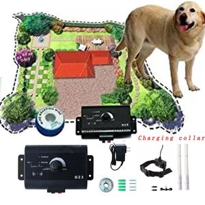 Electric Dog Fence System In-ground Waterproof Rechargeable Training Collars for Pets