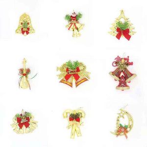 Fabryczne gniazdo Świąteczne plastikowe wisiorek w stylu dzwonka opcjonalne różne dekoracje zamawiające opakowanie OEM