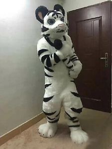 Costumi della mascotte della tigre di simulazione Vestito da vestito del personaggio dei cartoni animati di alta qualità Vestito da festa all'aperto per feste di compleanno per adulti di Halloween