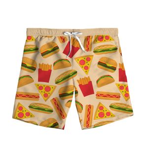 Neue Fast Food 3D Druck Mode Männer Frauen Trainingsanzüge Shorts Plus Größe S-7XL Harajuku 001