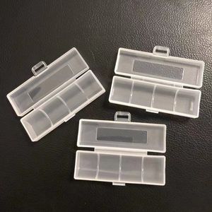Single Battery Case Box Safety Holder Storage Container Plastic Portable Cases fit Batteries DHL Free