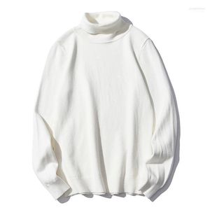 Men's Sweaters 2022 Brand Men Solid Color Turtleneck Sweater Slim Warm Casual Autumn Winter Fashion Male
