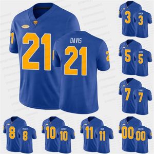 Camisa de futebol americano universitário Aaron Donald Jimmy Morrissey Gabe Houy Jake Kradel Conner Royal Vincent Davis Damarri Mathis A.j. Davis