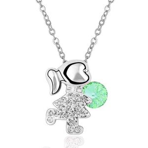 Tiktok персонализированный Creative All Diamond Penden Corlece Trend Trend European и American Popular Dewelry Pendenmy Ivaf