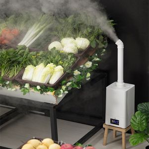 H-010 Industrial Commercial Ultrasonic Air Humidifier Greenhouse Hydroponics 11L Capacity Updated 70W Mist Maker Fogger For Home Big Fog Sprayer