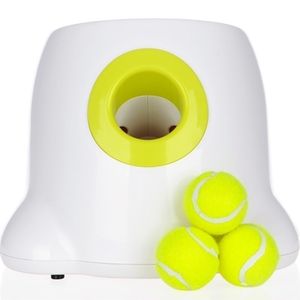 Creative Dog Pet Toys Tennis er Automatic Throwing Machine Ball Thrower 369m Section E with 3 Balls Y200330