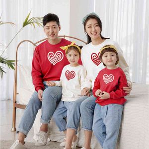 Natale Madre Bambini Felpa con cappuccio Abiti coordinati per la famiglia Papà Figlio Maglione Coppia Abiti coordinati Mamma Me Baby Boy Girl Vestiti AA220326