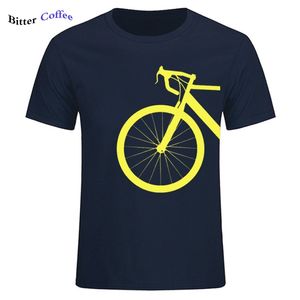Wholesale cycling fashion resale online - Mountain Bike Heartbeat Funny Biker T Shirt Oversized Custom Short Sleeve Mens Bicycle Cycling T shirt Fashion Cotton Tees