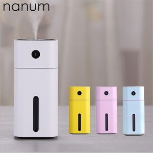 Small D humidifier USB Aroma Essential Oil Diffuser Ultrasonic Cool Mist Humidifier Air Purifier Change LED Night light for Home 201009