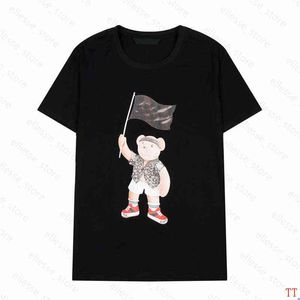 2021 Sommermode Herren Damen Designer T-Shirts für Männer Palmen Tops Luxurys Brief Stickerei T-Shirts Kleidung Kurze Engelsärmel T-Shirt 21