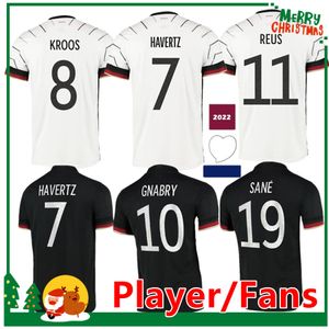 Fansspelare version Hummels fotboll Jersey Kroos Gnabry Werner Draxler Reus Muller Gotze Fotbollskjorta Germanys Men Kids Kit Kvinnor