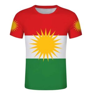 Millet Tişörtleri toptan satış-Erkekler T Shirts Kürdistan Nation Kürd Kürt Bayrak Tişört Yaratıcı Yuvarlak Yaka Düz Renk Dalk Dalkurd FF Erkekler için Sıradan271D