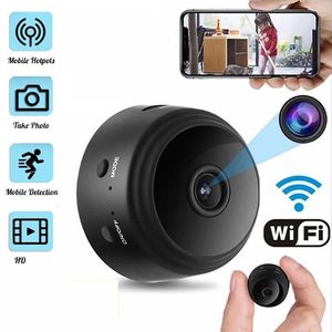 A9 HD Mini Wifi Kamera Trådlös Smart Videokamera Hemsäkerhet 720P IP-kameror Video Micro Small Cam Setup Video0 App Mobiltelefon Fjärrkontroll