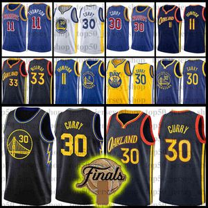 Stephen Curry Klay Basketball Thompson James 33 Wiseman Draymond 23 Green Jersey 2022 Glod Finals veloce