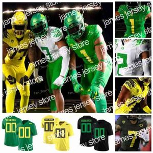 James 2021 Oregon Ducks Football Jersey NCAA College Justin Herbert CJ Verdell Kayvon Thibodeaux Tyler Shough DJ Johnson Justin Flow Noah Sewell