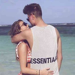 2022ss Designer Luxury Clothes bear of God double thread essential mesh vest high street couple sleeveless T shirt men s and women s trend