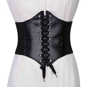 Bel ve karın shapewear korse geniş pu deri zayıflama gövde şekillendirici kemerler bandı understbust kemer yeni aksesuarlar bina 0719