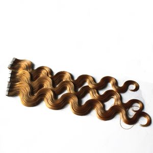 16inch 18inch 20inch 22inch 24inch virgin remy hair pu skin skin wave tape extensions human hair extensions 80pcs 200gr lot