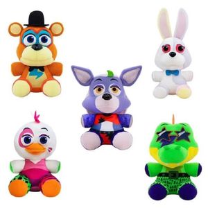 Factory Wholesale New 5 Styles 20cmFNAF Bear Plush Toy Cartoon Game Midnight Harem Toy Doll Children's Gift