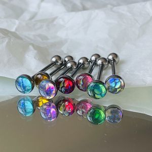 Stainless Steel Tongue Piercing Stud Ring Balls Bars Barbell Body Piercing Jewelry