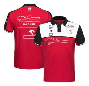 Herrt-shirts F1 Polo-skjortor 2022 Formel 1 förare racing T-shirt Jersey Team Casual Quick Dry Short Sleeve Extreme Sports Spectator T-shirts 1eg