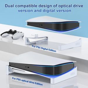 PS 5 Controller großhandel-Game Controller Joysticks Horizontaler Lagerständer für PS PS5 Digital Optical Drive Edition Console Dock Mount mit Anti Rutschgummi