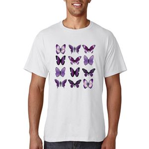 Men's T-Shirts Women Shirt Print Summer Female Graphic T Top Butterfly Sweet Lovely Love Short Sleeve Fashion Cartoon Tee T-ShirtMen's