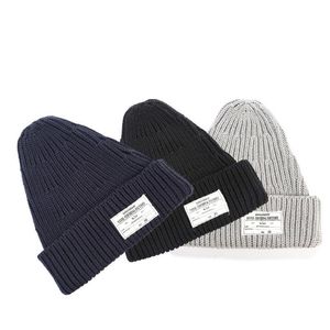 Berretti Uomo Donna Cappello Casual High Street Berretti da baseball Cappelli invernali lavorati a maglia Ragazzi Ragazze Incontri Elastico Nero Navy Berretto grigio Moda Berretti