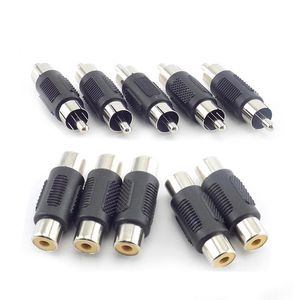 Other Lighting Accessories Rca Dual Male To Coupler Joiner Adapter Female AV Plug CCTV Connector Video Audio Extender Cord CableOther