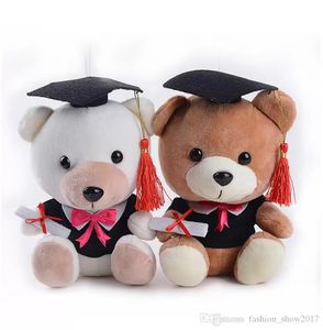 Stuffed Plush Animals Cute Soft Toys Senior Year Bears Kids Room Decoration Graduation Present Baby Doll Toy