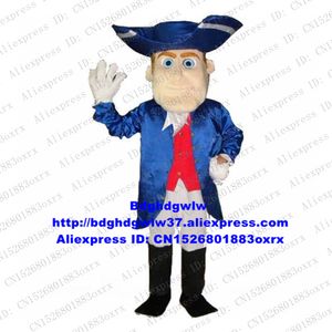 Mascote boneca traje patriot cavalheiro gentry knight conde contagem de mascote traje adulto terno de personagem de desenhos animados terno loja de departamento de cerimônia