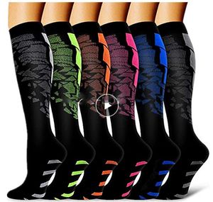 New Compression Socks Graduated Crossfit Training Recovery Cycling Travel Stocking Outdoor Men Women Running Sports Socks