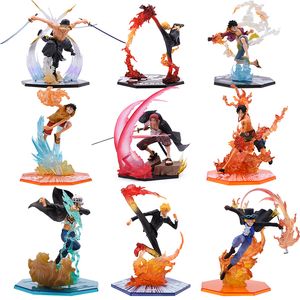 図Ronoa Zoro Ghost 3D2Y Three Knife MonkeyDluffy Ace Anime PVCアクションフィギュアモデルコレクション人形Toysギフト220531