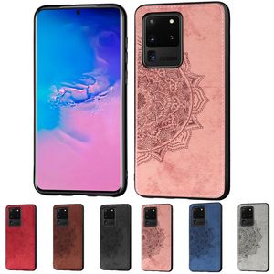 Samsung Galaxy S8 S9 S21 S21 Ultra S7 Edge 8 9 10pro 20ultraスリムソフトバックカバー