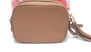 Fashion Girl Women Leather Bag Disco SoHo Purse Axel Cauler Camera Handbag Crossbody Messenger Top Quality Black Red Brown Nude Pink