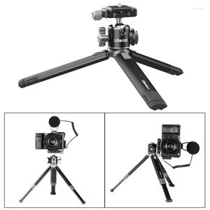 Tripods Ulanzi MT-24 Vlog Lite Metal Tripod With Ballhead Extendable 1/4'' Monopod Cold Shoe Arca Quick Swiss 2.5KG Max LoadTripods