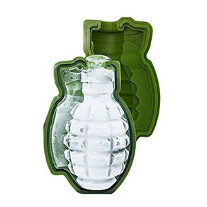 3D Ice Buckets Grenade Shape Cube Mold Creative Ice Cream Maker Party Drinks Silicone Trays Molds Kitchen Bar Tool