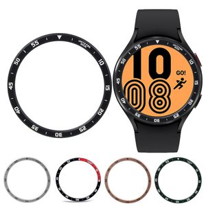 Lünette Ringkoffer für Samsung Galaxy Watch 4 46 mm 42 mm 40 mm 44 mm Antiball-Schutzschutzabdeckung