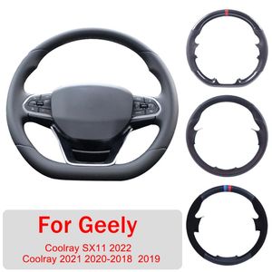 Coprivolante Copriauto personalizzato per Geely Coolray SX11 2022 2022-2022 Avvolgimento protettivo in pelleSteering