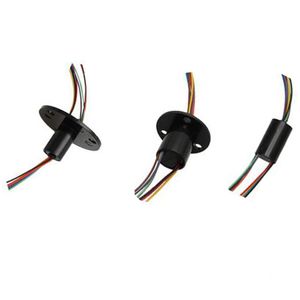 1PCS miniaturowy slipring 8 -mche średnia pierścienia pobierająca 12,5 mm 2A Przewodniczący szczotka elektryczna 360 ° Złącze obrotowe dla urządzeń przemysłowych