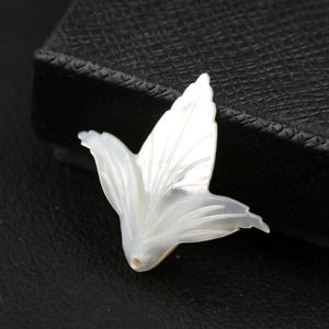 Wholesale jewelry art resale online - Pendant Necklaces Elegant Orchid Charms White Mother Of Pearl Mop Shell Flower Art Bead Woman Hand Made Necklace Earring Diy Jewelry GiftPen