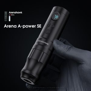 Arenahawk A-Power SE kabellose Tätowiermaschine, 3,5 mm Hub, wiederaufladbarer Akku-Stift WQP-024