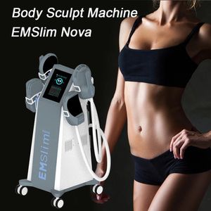 Electro Magnetic Muscle Stimulation Slimming Machine Fat Burning Equipment EMS Body Contouring HIEMT RF Radio Frequency System Emslim Device