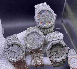 Großhandel Custom Mens Women Watches Diamond E ICED Luxury Fashion Bling Dial Bonz Band VVS Moissanite Uhr