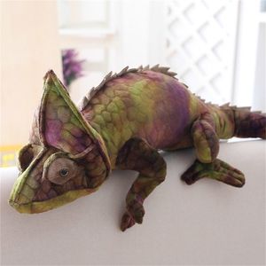 MAR Chameleon Plush Toy Simulation Lizard Pillow Cushion Wholesale Christmas Promotion LJ201126