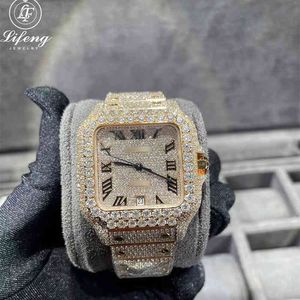 2021New Fashy Fashion Watch Watch and Passer Diamond Tester Full Iced Out Hip Hop Moissanite