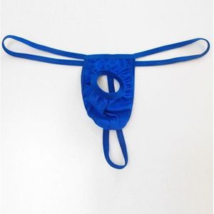 Underwear da uomo di lusso Underpants Open Penis G-String T-back perizoma Lingerie erotica uomini sexy con buco o-ring uomo brevi slip maschi cassetti cassetti cassetti wau2